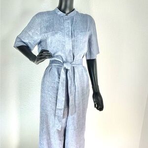 Elegant Light Blue Jumpsuit